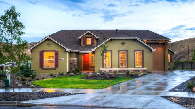 lighted-beige-house-1396132