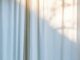 white window curtains